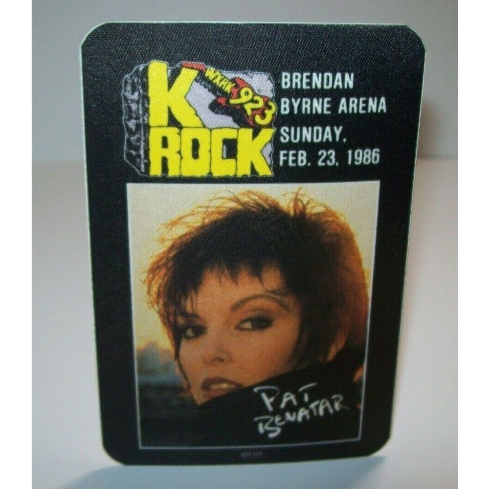 Pat Benatar Backstage Pass Original 1986 Rock Music Gift Sexy Photo New Jersey
